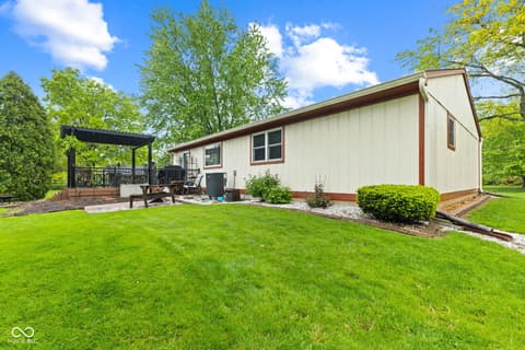 Backyard at 3727 Oil Creek Drive, Indianapolis, IN