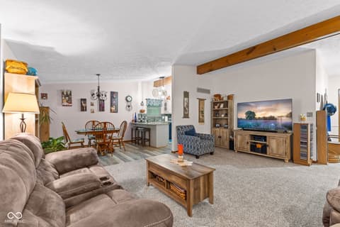 Living room at 3727 Oil Creek Drive, Indianapolis, IN