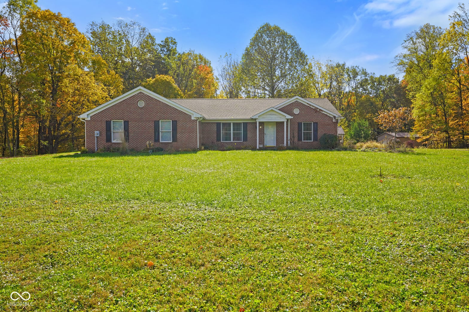 Front exterior at 6991 N Baltimore Road, Monrovia, IN