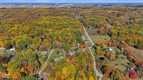 Aerial view at 6991 N Baltimore Road, Monrovia, IN