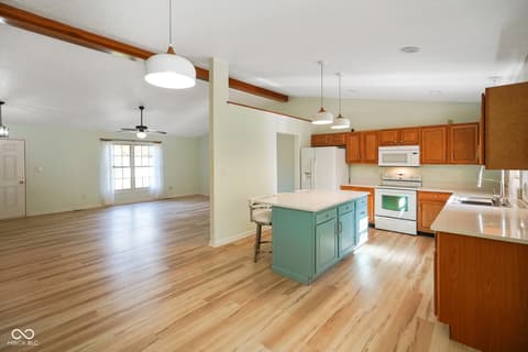 Kitchen at 6991 N Baltimore Road, Monrovia, IN
