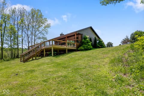 Backyard at 755 Gatesville Road, Morgantown, IN