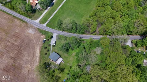 Aerial view at 755 Gatesville Road, Morgantown, IN