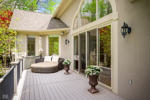 Outdoor living area at 7436 Glenvista Place, Fishers, IN