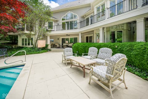 Outdoor living area at 7436 Glenvista Place, Fishers, IN