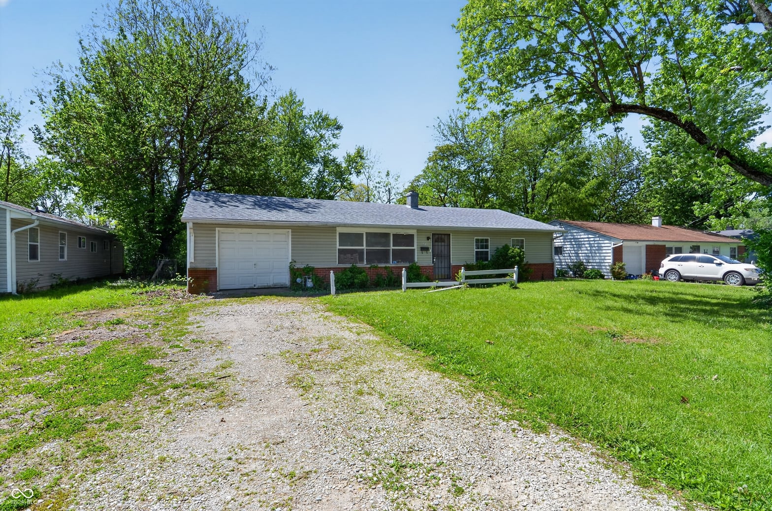 Front exterior at 5917 E 45th Street, Indianapolis, IN