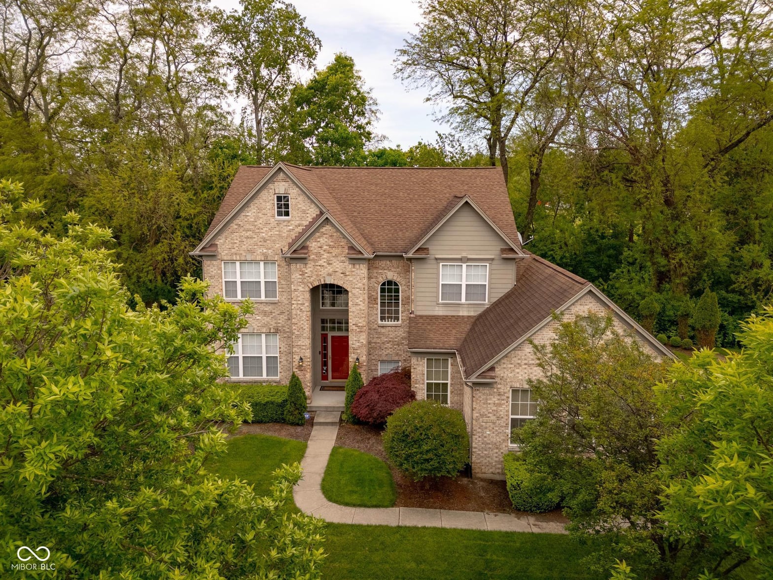 Aerial view at 11341 Romeo Place, Fishers, IN