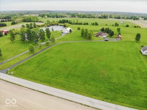 Aerial view at 1327 N 125 W, Franklin, IN