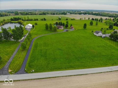Aerial view at 1327 N 125 W, Franklin, IN