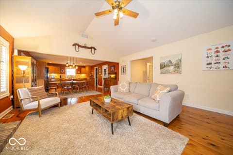 Living room at 1327 N 125 W, Franklin, IN