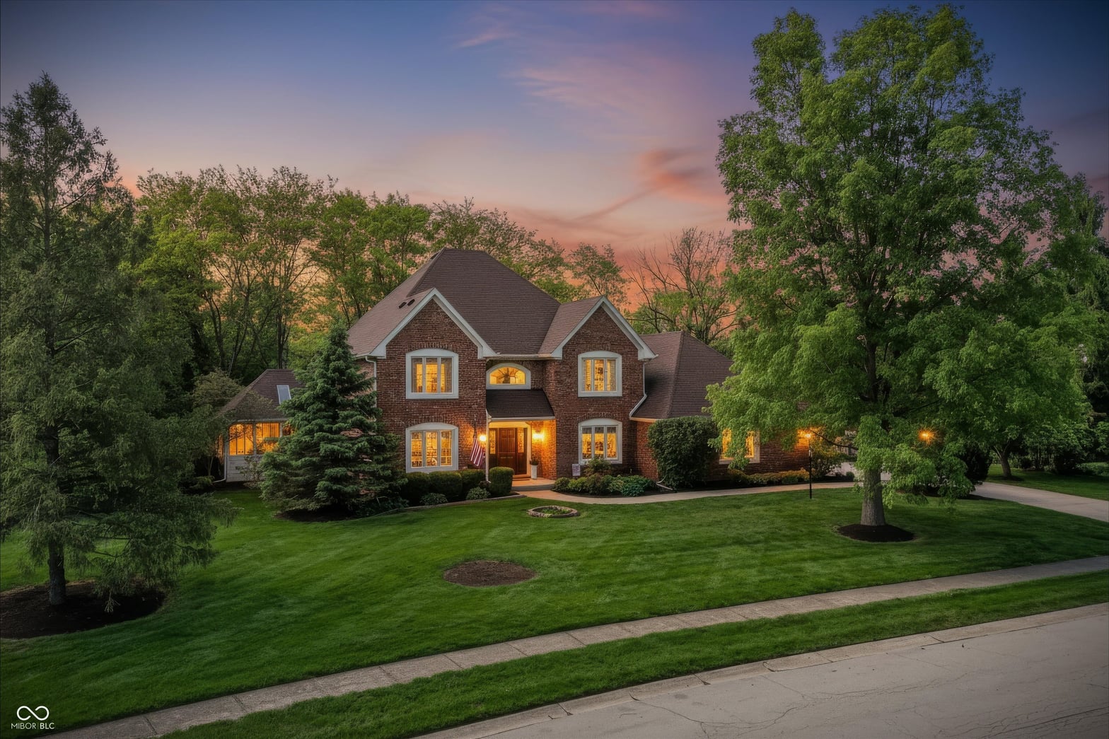 Front exterior at 2835 Towne Drive, Carmel, IN
