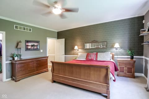 Primary bedroom at 2835 Towne Drive, Carmel, IN