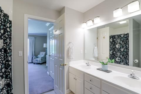 Bathroom at 2835 Towne Drive, Carmel, IN