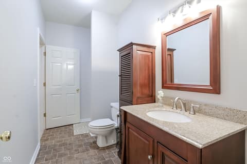 Bathroom at 2835 Towne Drive, Carmel, IN