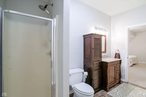 Bathroom at 2835 Towne Drive, Carmel, IN