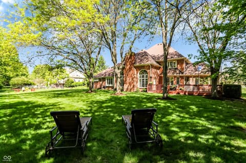 Backyard at 2835 Towne Drive, Carmel, IN