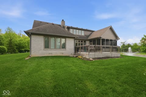 Backyard at 7450 Easy Street, Fishers, IN