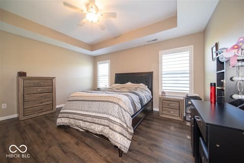Primary bedroom at 14128 Stoney Shore Avenue, McCordsville, IN