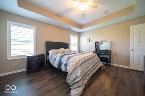 Primary bedroom at 14128 Stoney Shore Avenue, McCordsville, IN