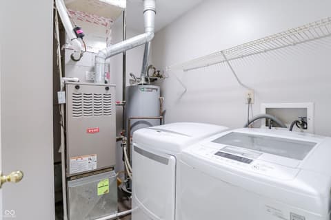 Laundry room at 6564 Devinney Drive, Indianapolis, IN