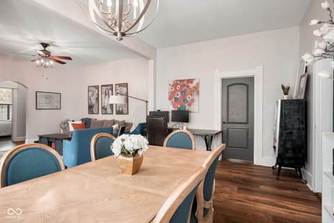 Dining room at 723 N Meridian Street, Lebanon, IN