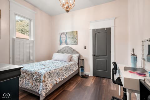Bedroom at 723 N Meridian Street, Lebanon, IN
