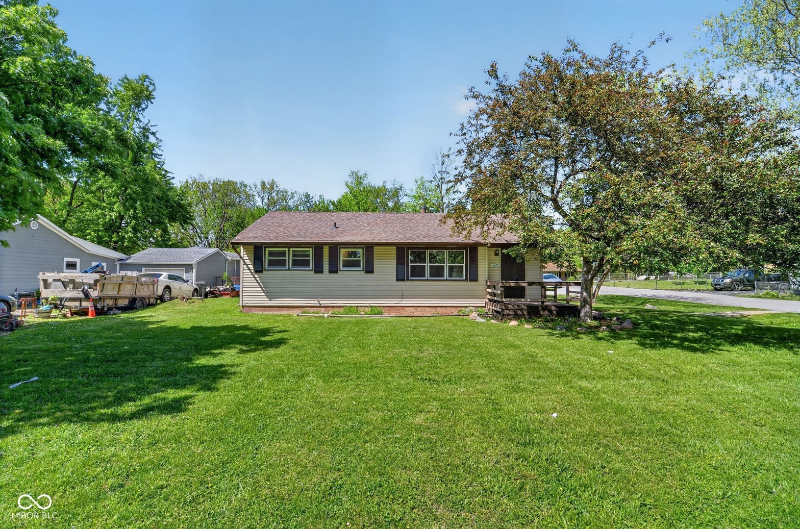 Front exterior at 7324 North Drive, Indianapolis, IN