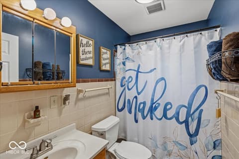 Bathroom at 445 Green Street, Tipton, IN