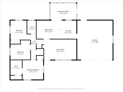 Floor Plan — 445 Green Street, Tipton, IN