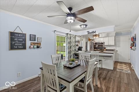 Dining room at 445 Green Street, Tipton, IN