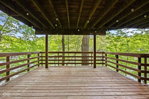Outdoor living area at 6232 Bobwhite Drive, Nineveh, IN