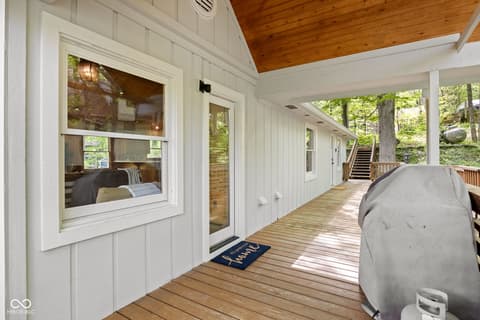 Outdoor living area at 6232 Bobwhite Drive, Nineveh, IN