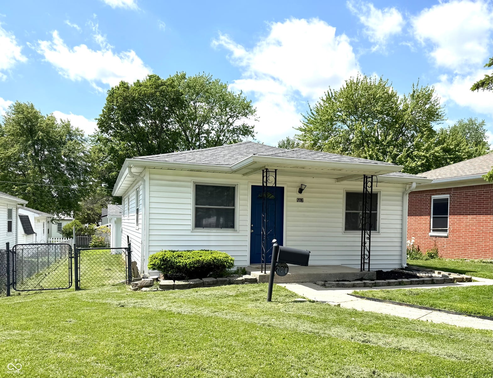 Front exterior at 208 N 5th Avenue, Beech Grove, IN