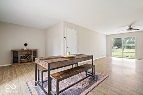 Dining room at 6921 Tousley Drive, Indianapolis, IN