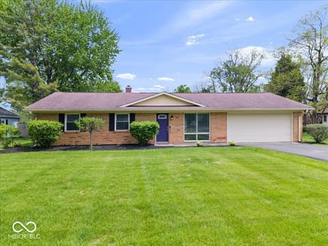 Front exterior at 6921 Tousley Drive, Indianapolis, IN