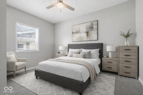 Bedroom at 3844 Graceland Avenue, Indianapolis, IN