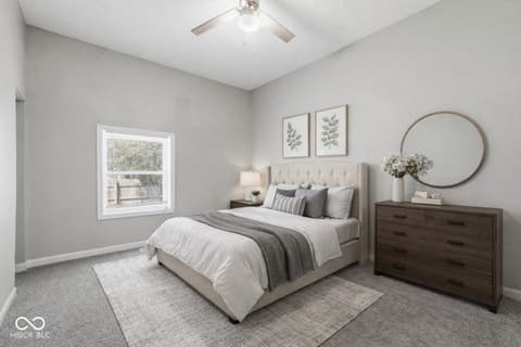 Bedroom at 3844 Graceland Avenue, Indianapolis, IN