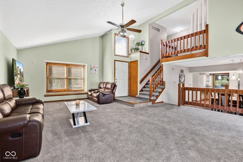 Living room at 1142 Alydar Circle, Indianapolis, IN