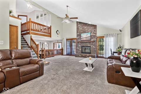 Living room at 1142 Alydar Circle, Indianapolis, IN