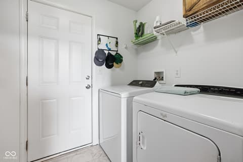 Laundry room at 89 Spring Lake Drive, Westfield, IN