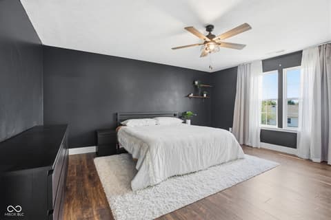 Primary bedroom at 89 Spring Lake Drive, Westfield, IN