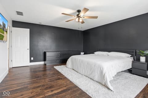 Primary bedroom at 89 Spring Lake Drive, Westfield, IN