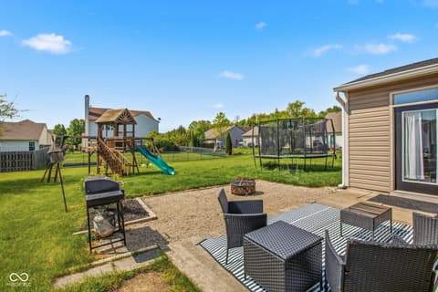 Outdoor living area at 89 Spring Lake Drive, Westfield, IN