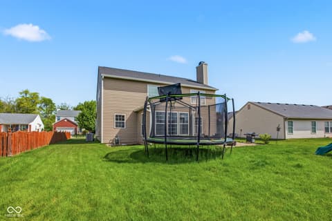 Backyard at 89 Spring Lake Drive, Westfield, IN