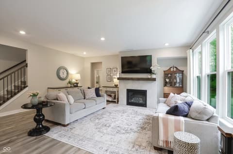 Living room at 17462 Cavalcade Circle, Noblesville, IN