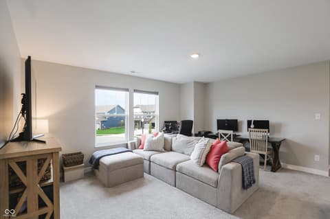 Family room at 17462 Cavalcade Circle, Noblesville, IN