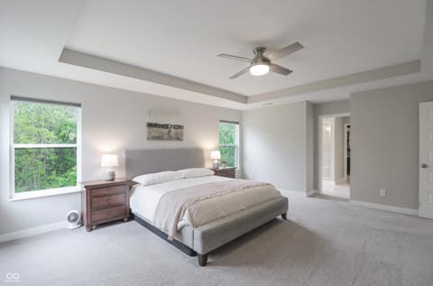 Primary bedroom at 17462 Cavalcade Circle, Noblesville, IN