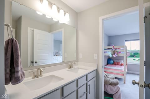 Primary bathroom at 17462 Cavalcade Circle, Noblesville, IN