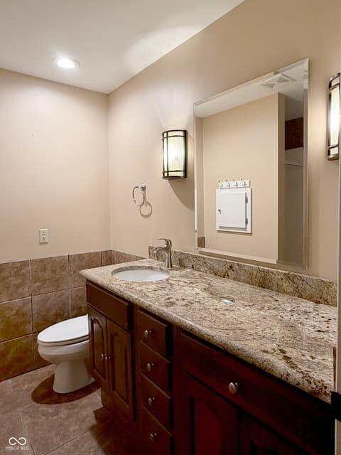 Bathroom at 760 27th Street, Columbus, IN