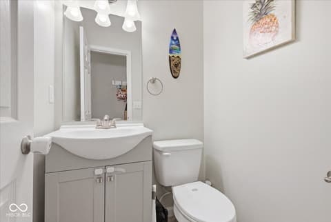 Primary bathroom at 416 Macy Way, Greenwood, IN